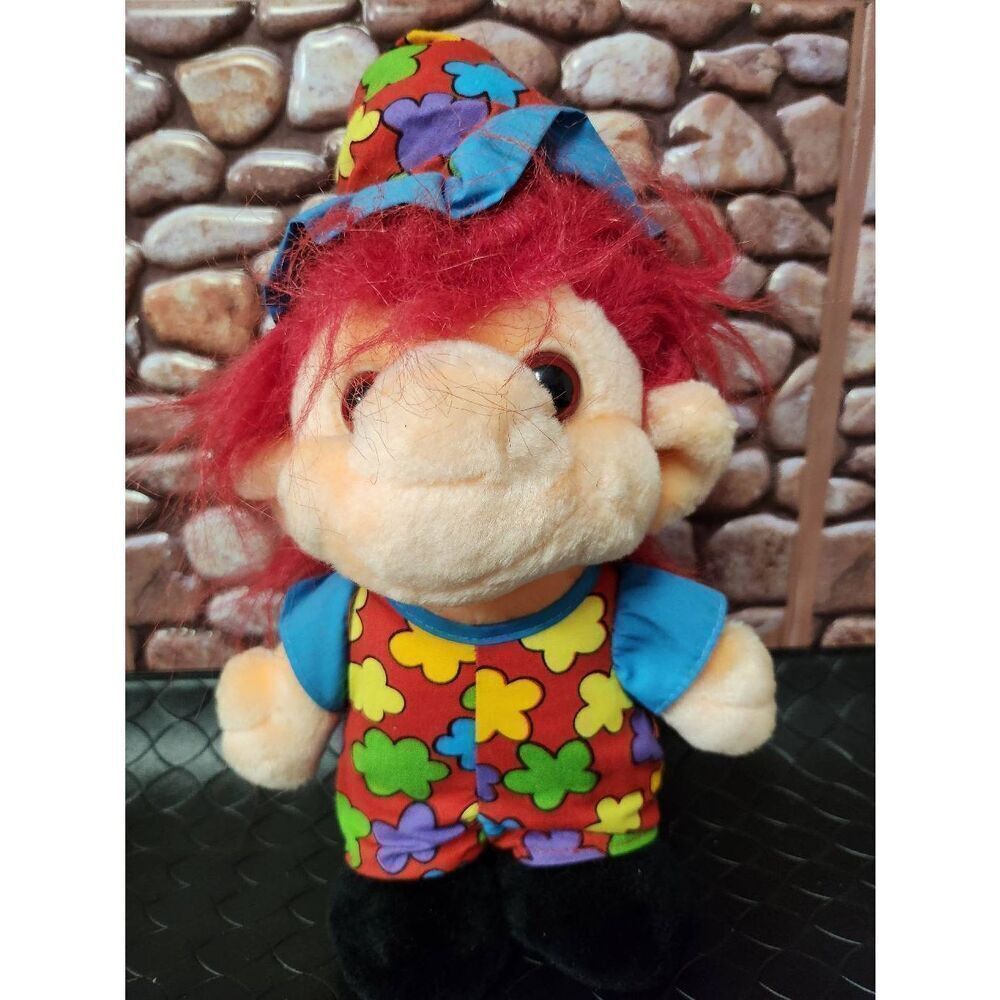 VINTAGE 1992 TROLIO TROLLS JESTER CLOWN #A80